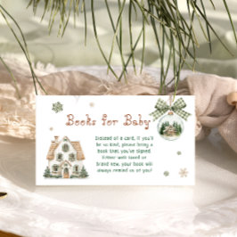 Es braucht ein Village Winter Books für Baby Begleitkarte