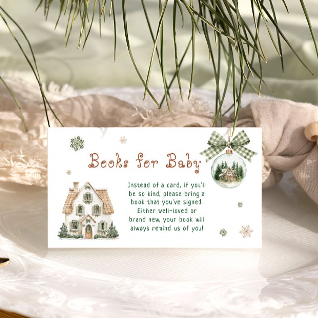 Es braucht ein Village Winter Books für Baby Begleitkarte (Von Creator hochgeladen)