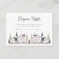 Es braucht eine Baby-Dusche im Dorf Schnee