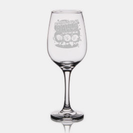 Es braucht eine Menge Bälle Weinglas