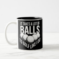 Es braucht eine Menge Mut, um Golf zu spielen, wie