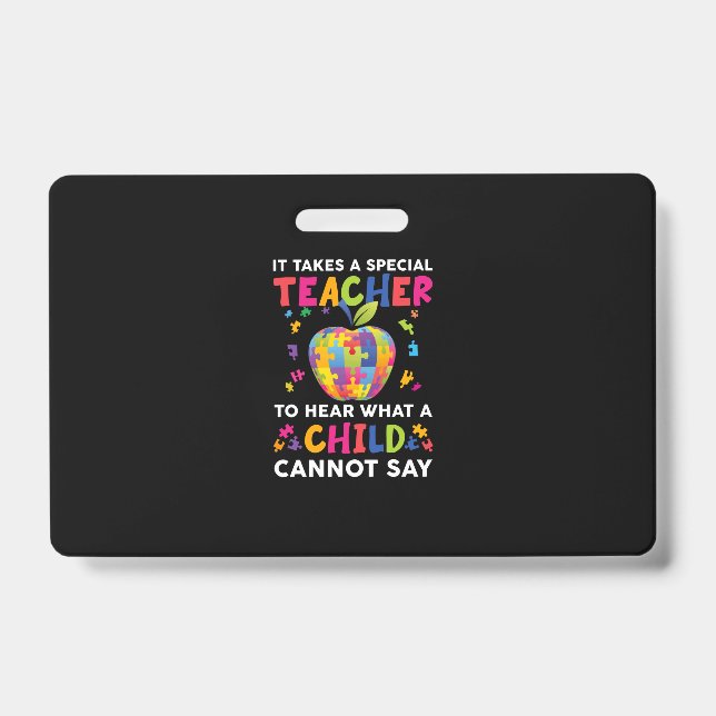 Es braucht einen besonderen Lehrer, um zu hören, w Ausweis (Vorderseite)