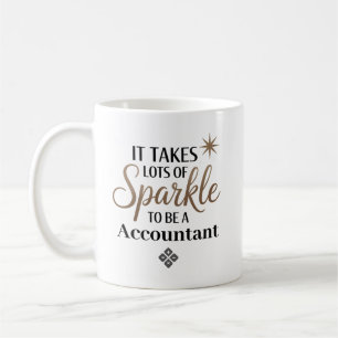 Es braucht Glanz, um ein personalisierter Buchhalt Kaffeetasse