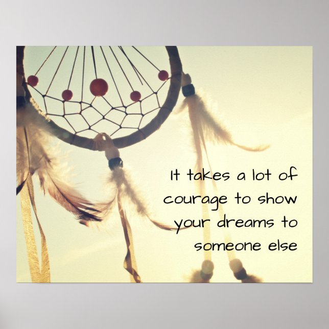 Es braucht Mut Poster (Vorne)