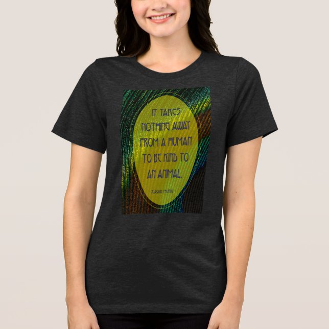 Es braucht nichts Tri-Blend shirt (Vorderseite)