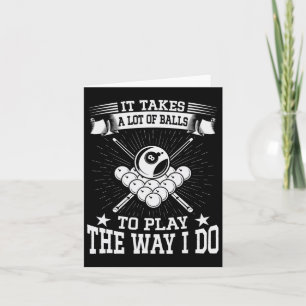 Es braucht viel Billard und Billard-Player Karte