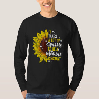 Es braucht viel Glanz, um eine medizinische Assist T-Shirt