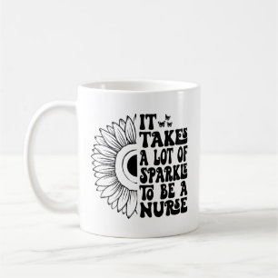 Es braucht viel Sparkle, um eine Krankenschwester  Kaffeetasse