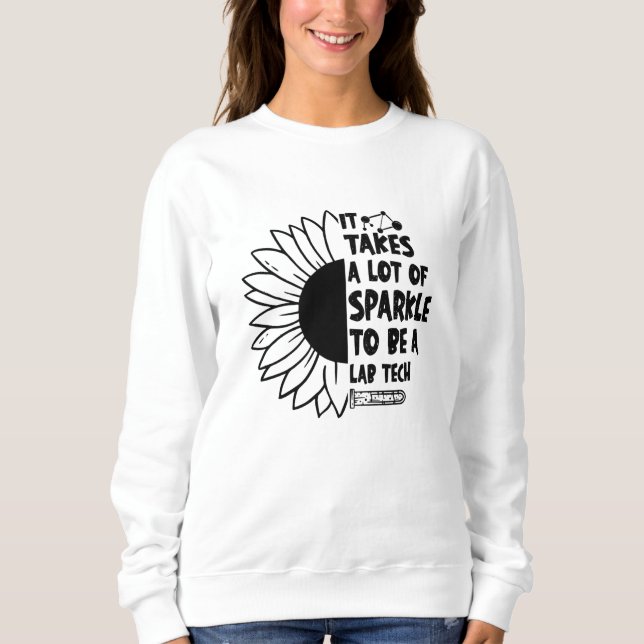 Es braucht viel spärlichen Labrador Tech Sweatshirt (Vorderseite)