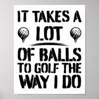 Es braucht viel, um Golf so zu spielen, wie ich es
