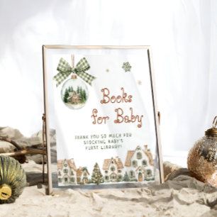 Es braucht Weihnachtsbücher für das Baby eines Dor Poster
