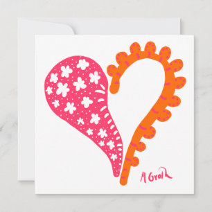 Es braucht zwei! Valentine Feiertagskarte