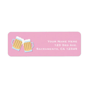 Es braut sich ein Baby Brauerei Bierkrüge Rosa Dus