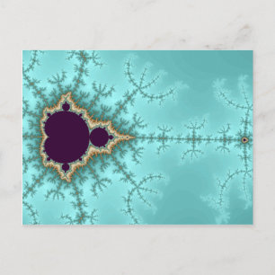 Es breitet sich aus - Fraktal Postkarte