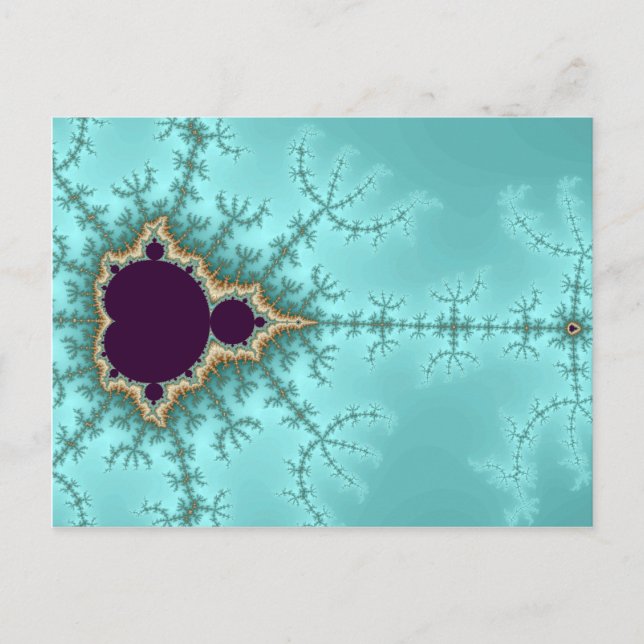 Es breitet sich aus - Fraktal Postkarte (Vorderseite)