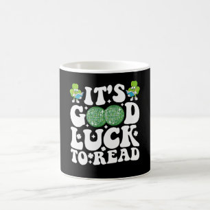 Es bringt Glück, den St. Patricks Day Disco Ball z Kaffeetasse