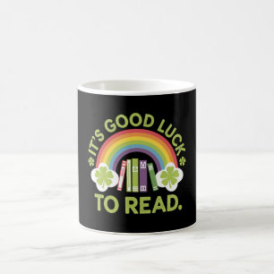 Es bringt Glück, Teacher Librarian Irish zu lesen Kaffeetasse