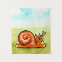 Es-Corg-O Snail Corgi Wassercolor