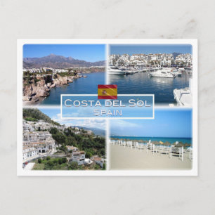 ES Costa del Sol - Nerja - Puerto Banus - Marbella Postkarte