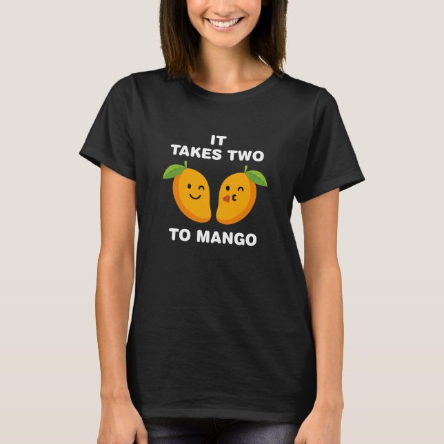 Es dauert zwei bis Mango T-Shirt (Vorderseite)