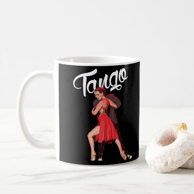 Es dauert zwei bis Tango Kaffeetasse (Mit Donut)