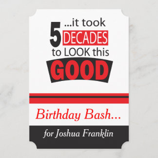 Es dauerte 5 Jahrzehnte, um dieses Gut zu sehen Einladung