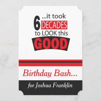 Es dauerte 6 Jahrzehnte, um dieses Good| 60. Einladung