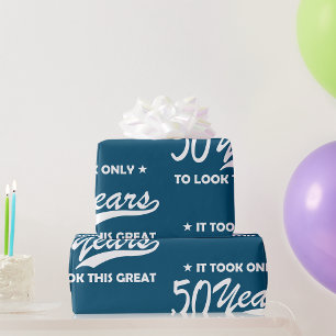 Es dauerte nur 50 Jahre, um diesen großartigen Sch Geschenkpapier
