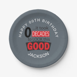 Es dauerte zehn Jahrzehnte, um dieses Gute zu sehe Pappteller