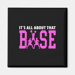 Es dreht sich alles um die Base-Team-Support-Cheer Magnet