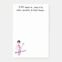 "Es entkommt mir alles!" Schreib es auf! Diva