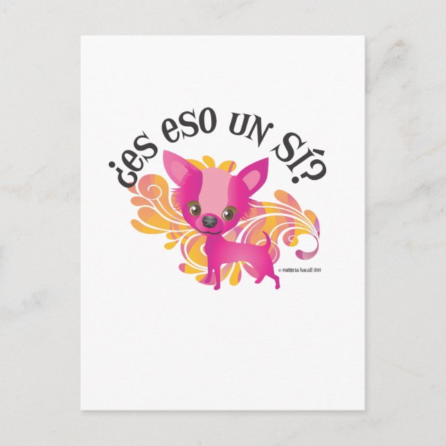 Es Eso un SI? Postkarte (Vorderseite)