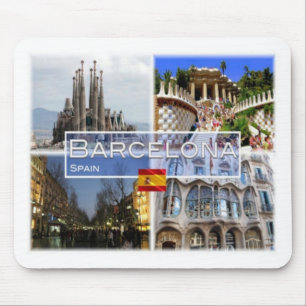 ES Espana - Spanien - Barcelona - Sagrada Familia  Mousepad