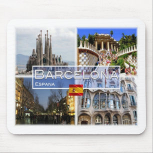 ES Espana - Spanien - Barcelona - Sagrada Familia  Mousepad