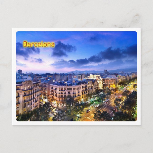 ES Europa - Spanien - Barcelona - Postkarte (Vorderseite)