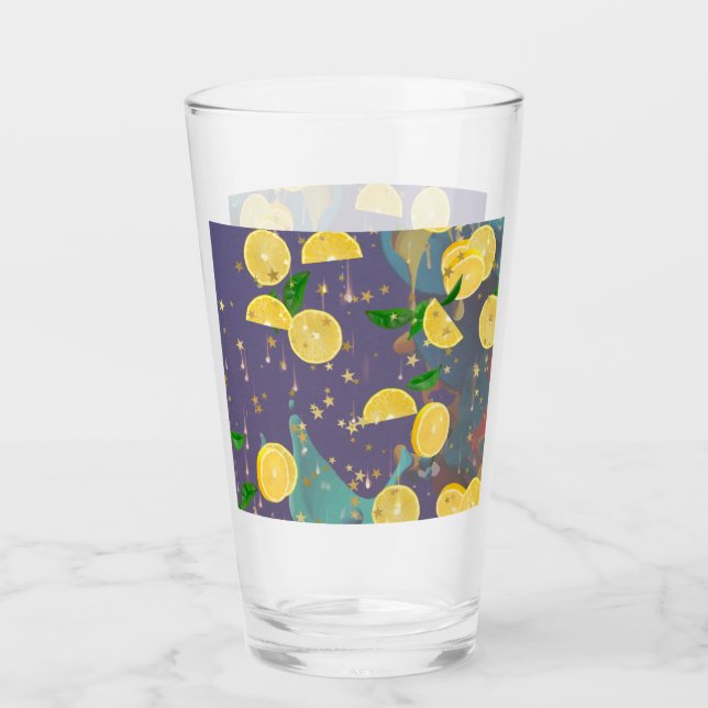 Es fallen Orangen Glas (Vorderseite)