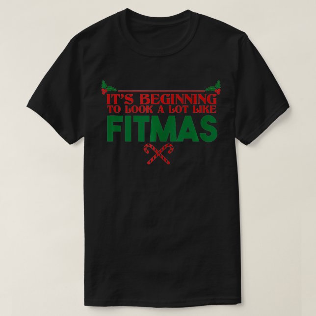 Es fängt an, ein bisschen wie Fitmas Funny Xma aus T-Shirt (Design vorne)