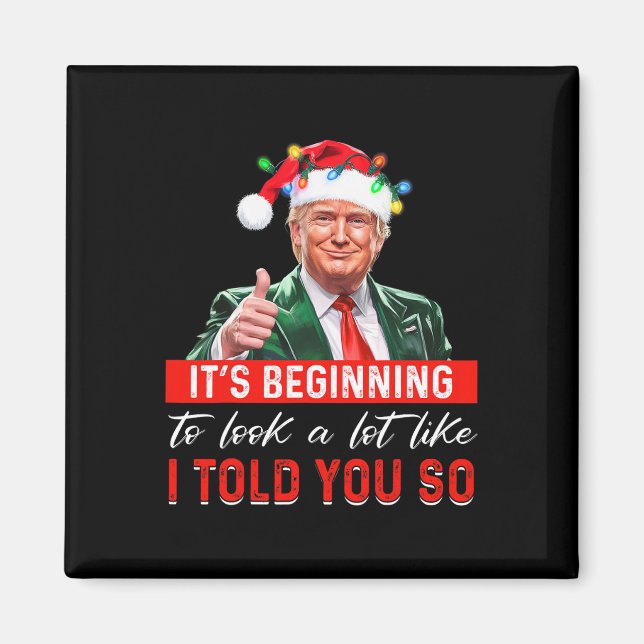 Es fängt an, so auszusehen, wie ich es Ihnen so ge Magnet (Vorne)