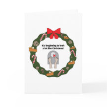 Es fängt an, wie Weihnachtskarte viel auszusehen