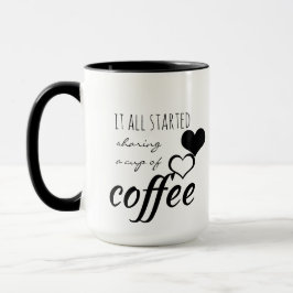 Es fing alles an, eine Tasse Kaffee zu teilen