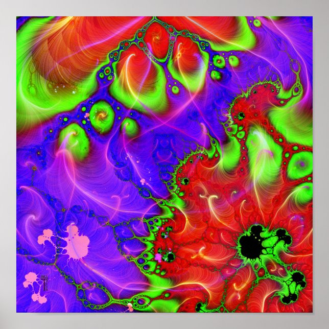 Es fließt durch (12 x 12) Art Print Poster (Vorne)