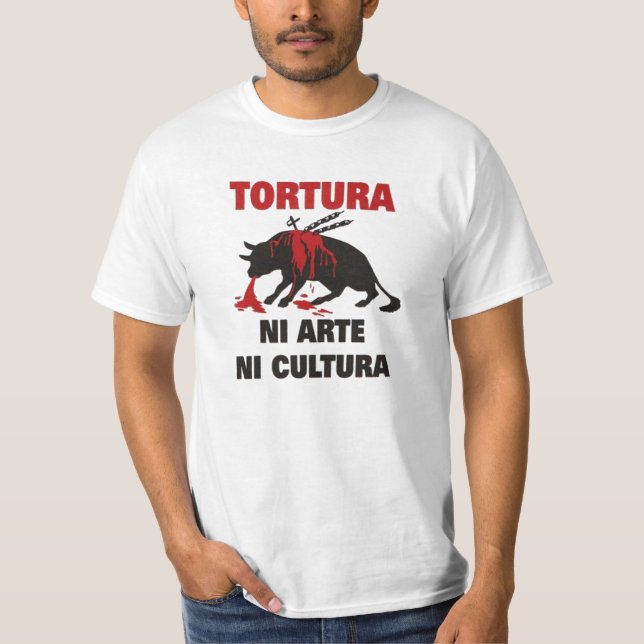 ES foltert KUNST NOCH KULTUR WEDER T-Shirt (Vorderseite)