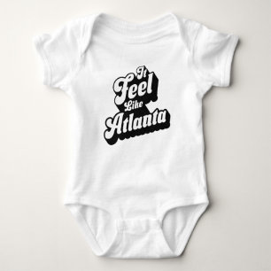 Es fühlt sich an wie Atlanta Urban Hiphop Retro Ge Baby Strampler