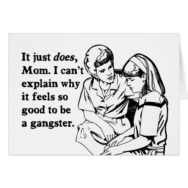 es fühlt sich gut, ein Gangster gangsta zu sein (Vorderseite (Horizontal))