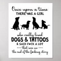 Es gab ein Mädchen, das Hunde und Tattoos wirklich