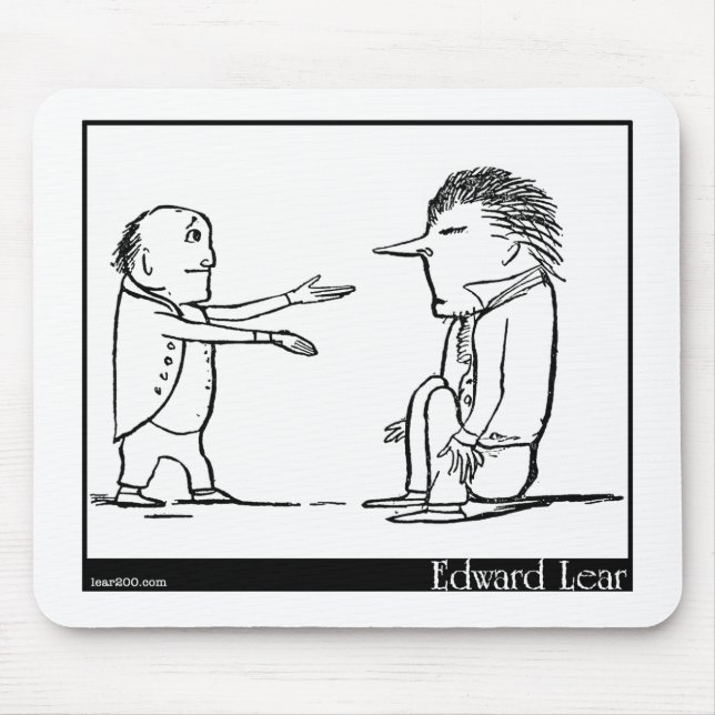 Es gab eine alte Person von Sestri Mousepad (Vorne)