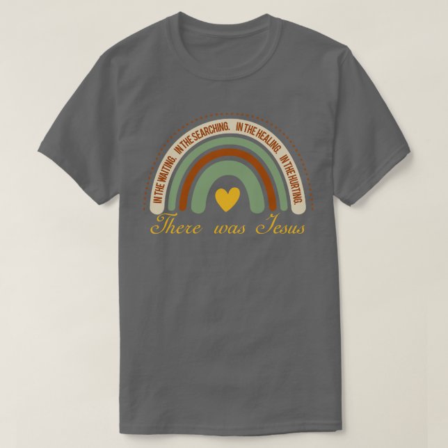 Es gab Jesus Rainbow Christlich Rainbow Liebe Jes T-Shirt (Design vorne)