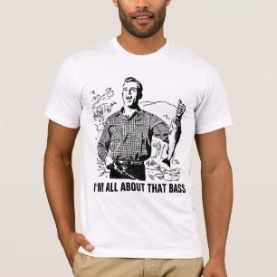 ES GEHT ALLES UM DIESE BASS Funny Fishing T - Shir T-Shirt