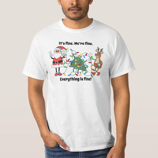 Es geht mir gut... Funny Christmas Mens T - Shirt (Vorderseite)