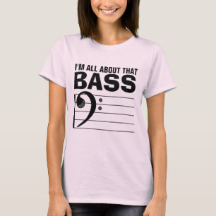 Es geht mir um den BASS, Funny Womens Plus T - Shi T-Shirt